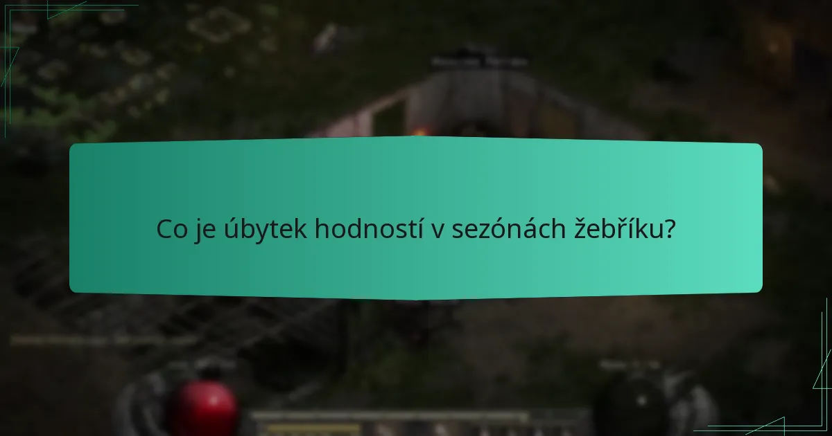 Jak ovlivňují údržbová období sezóny žebříku?
