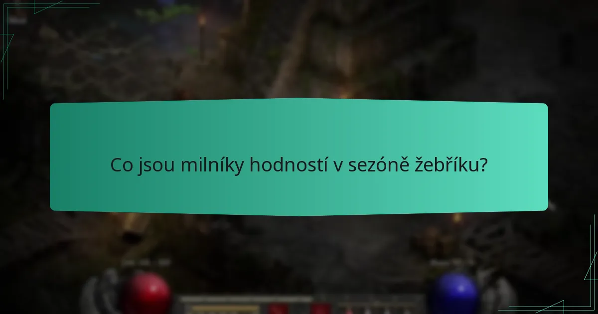 Jaké jsou různé úrovně odměn v sezóně žebříku?