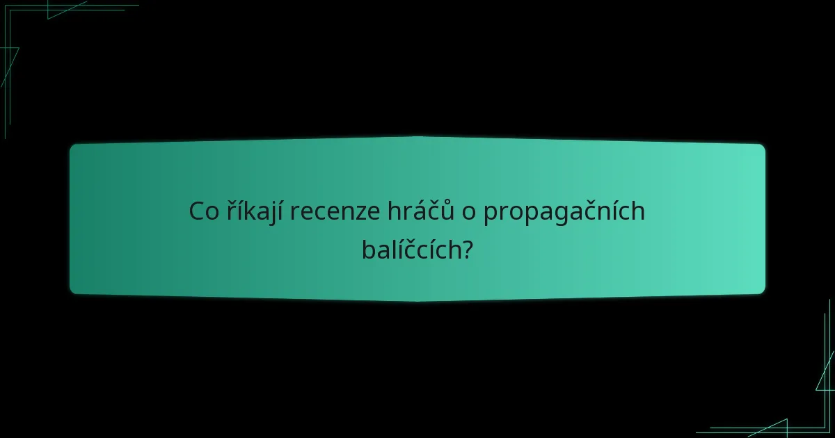 Jak populární jsou propagační balíčky mezi hráči?