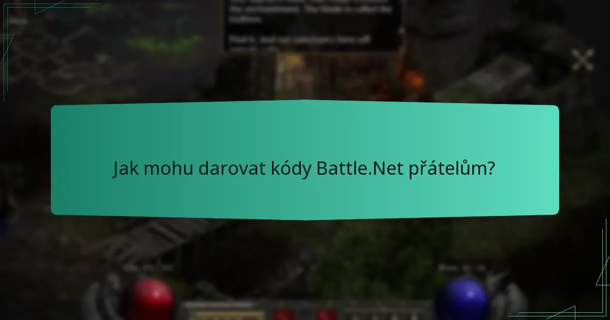 Jaké typy kódů Battle.Net jsou k dispozici?