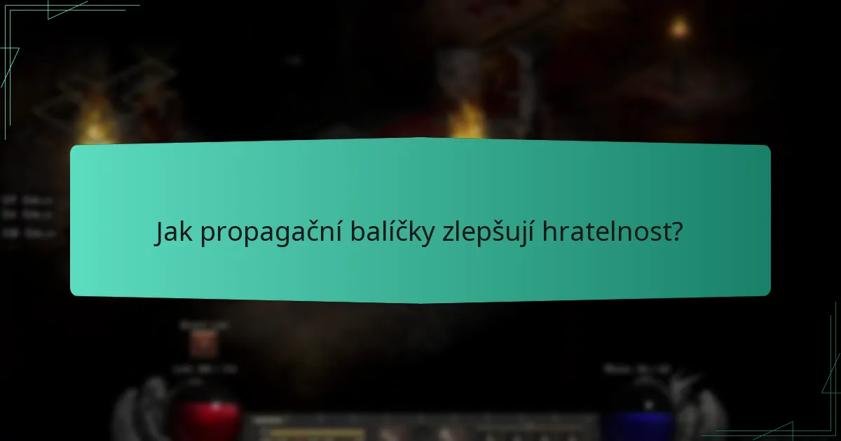 Jak propagační balíčky zlepšují hratelnost?
