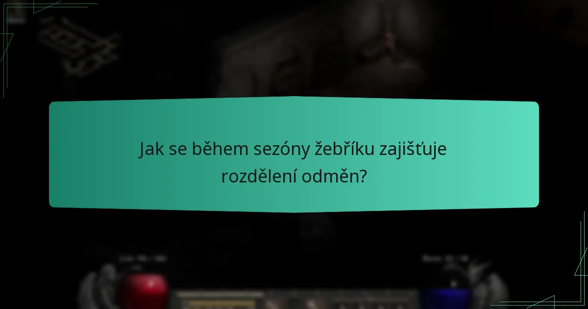 Jaká jsou kritéria způsobilosti pro odměny za sezónu žebříku?