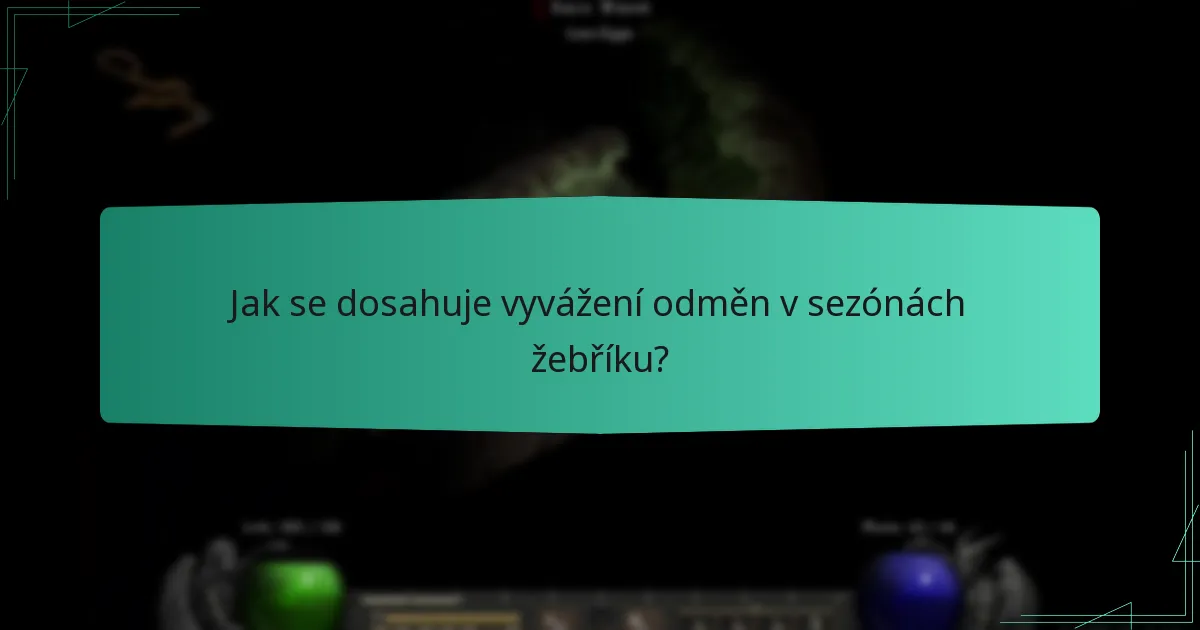 Jaké faktory přispívají k spravedlnosti v odměnách za sezónu žebříku?