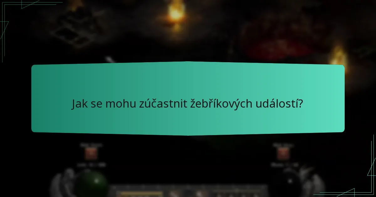 Jak se určují hodnocení v žebříkových událostech?