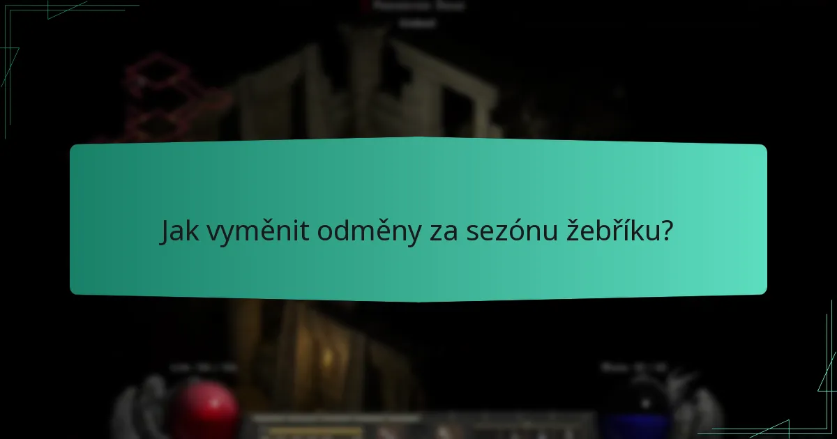 Jakou roli hraje herní měna v odměnách za sezónu žebříku?