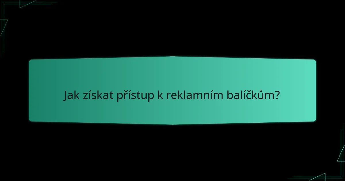 Kdy jsou propagační období pro balíčky?