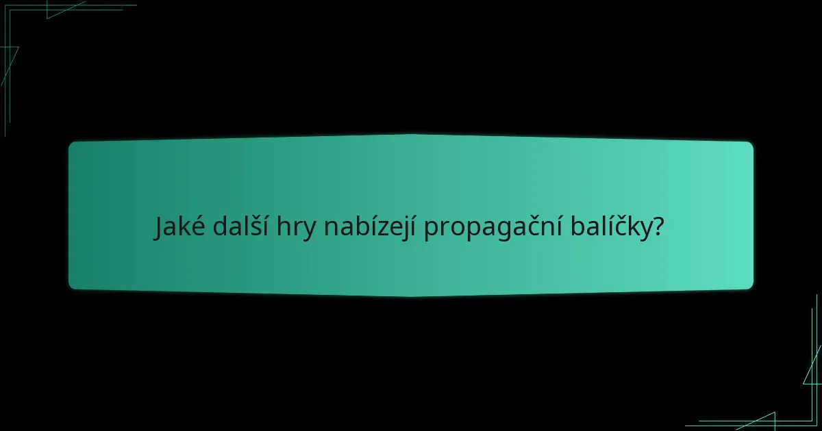 Jaké jsou meziherní výhody balíčků?