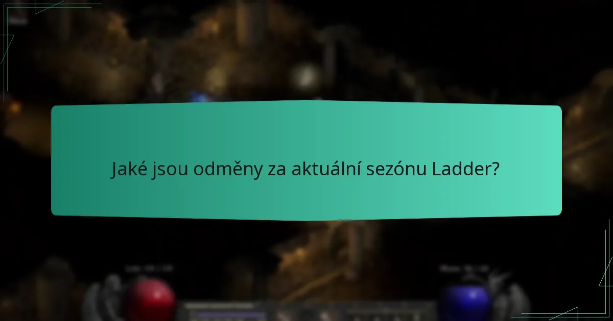 Jak se tato sezóna srovnává s předchozími sezónami Ladder?