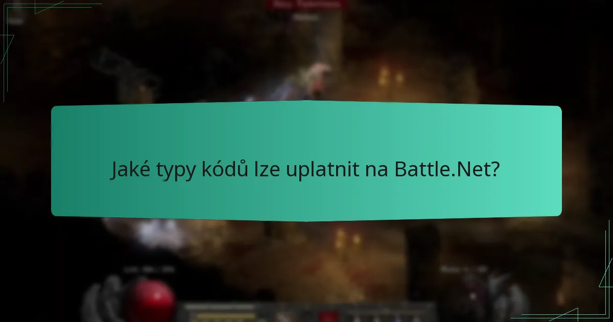 Jaké běžné problémy se vyskytují při uplatnění kódů Battle.Net?