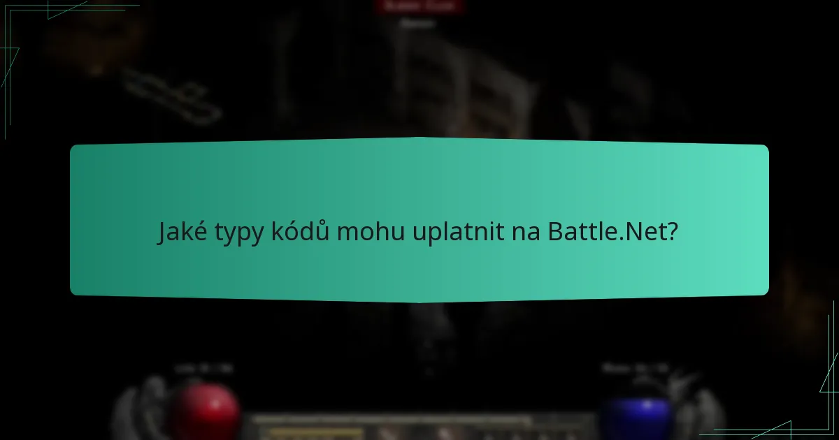Kde mohu zakoupit kódy Battle.Net?